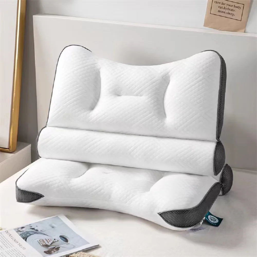 Almohada ortopédica ergonómica de algodón