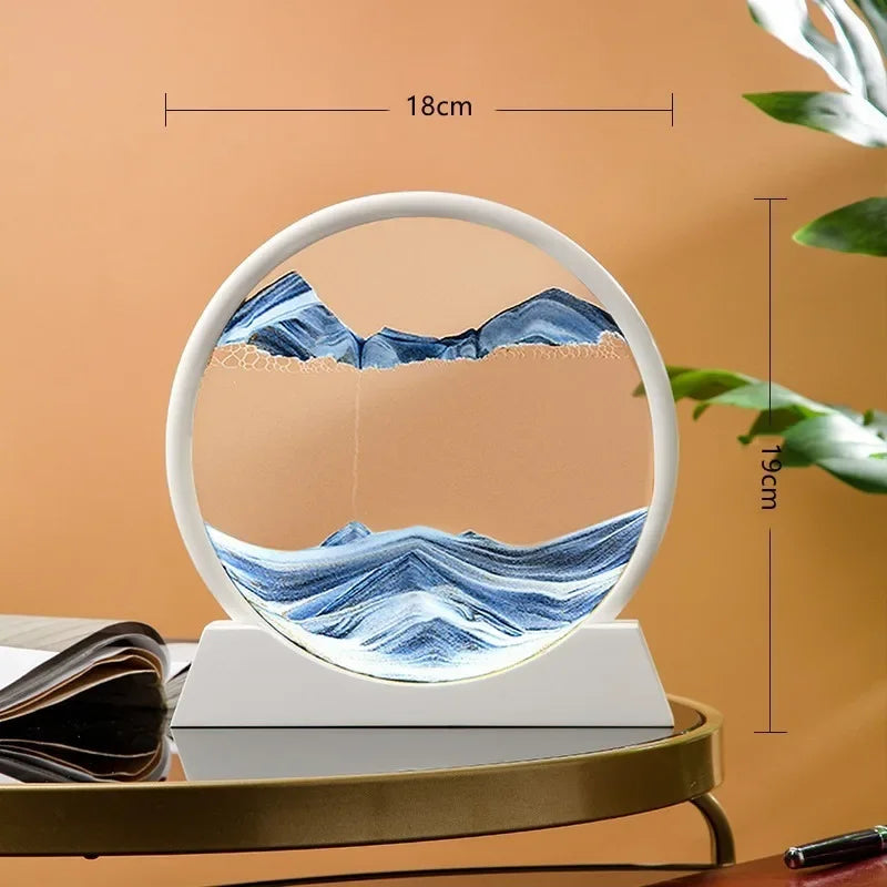 Pintura de arena movediza redonda