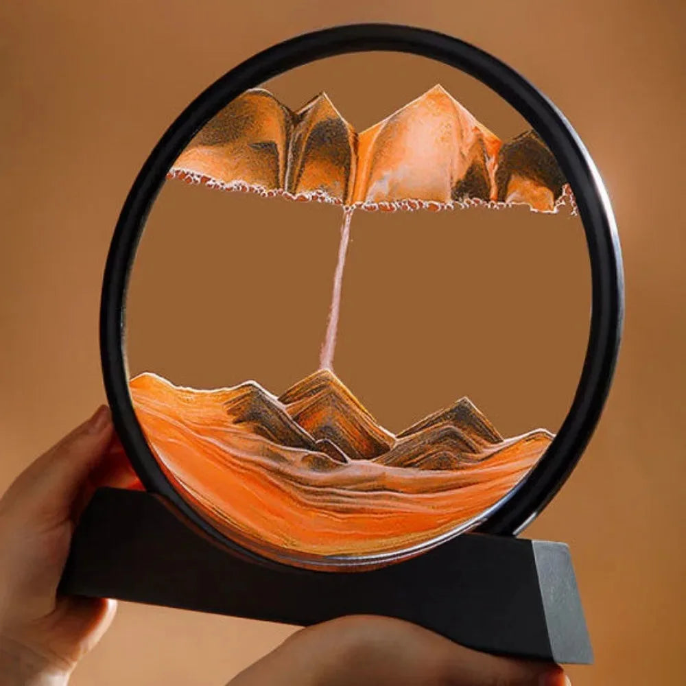 Pintura de arena movediza redonda