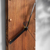 Reloj de pared digital vintage de madera para hogar
