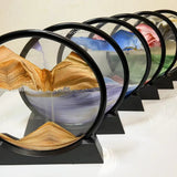 Pintura de arena movediza redonda