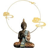 Estatua grande de Buda tailandés hecha a mano